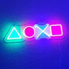 Светодиодная неоновая вывеска PlayStation, акриловый декоративный дисплей, крусветильник свет для картеля, праздничный подарок, домашний декор для стен