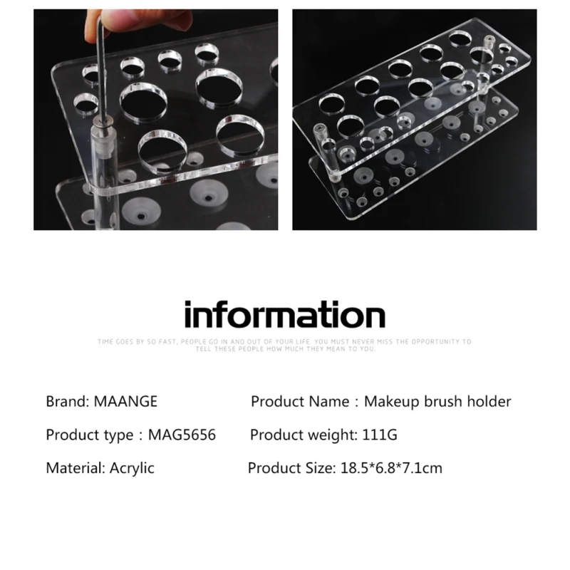 Новая квадратная стойка для сушки подставка косметических кистей полка