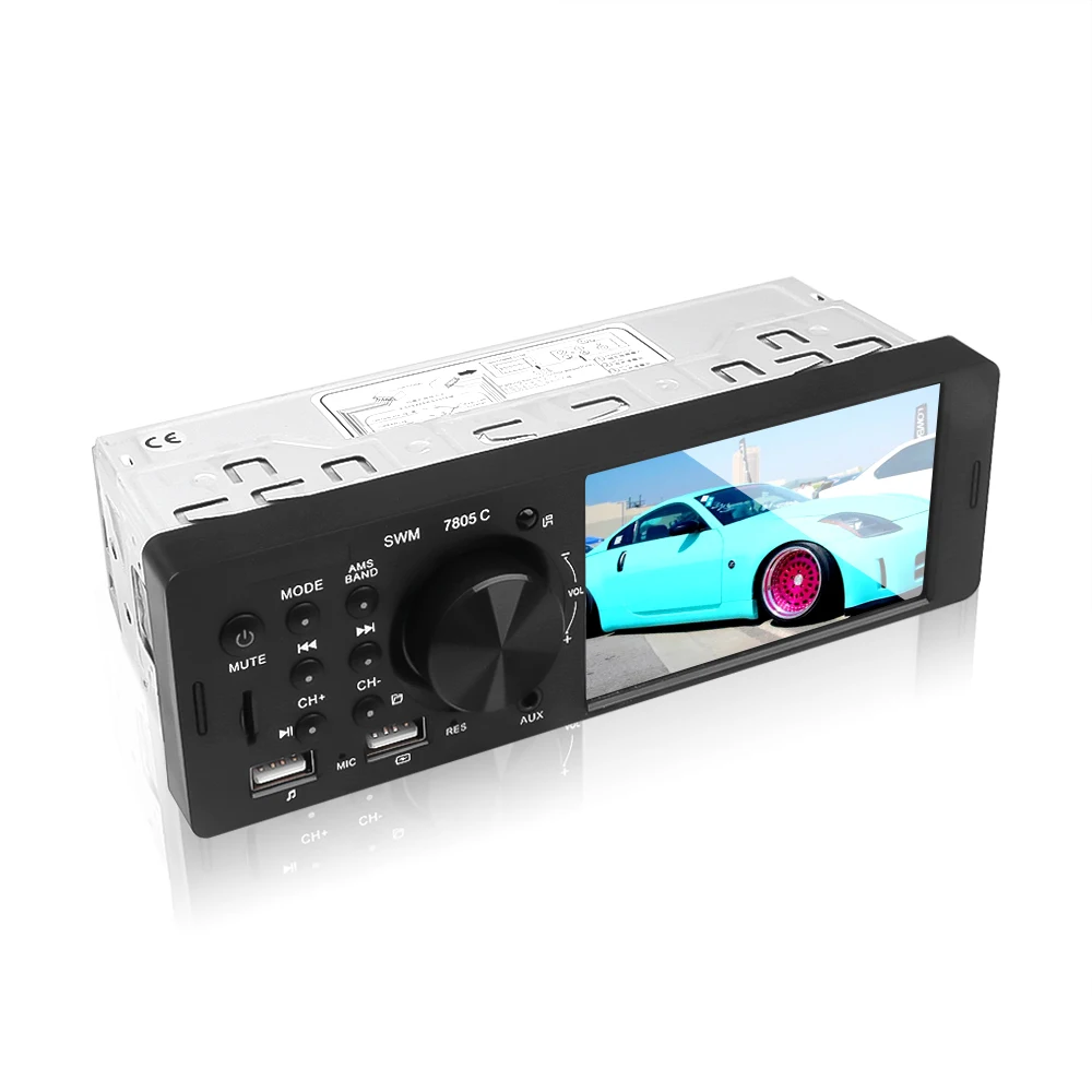 1 Din автомобильный радиоприемник FM радио Bluetooth мультимедийный mp5 плеер 4 дюймов