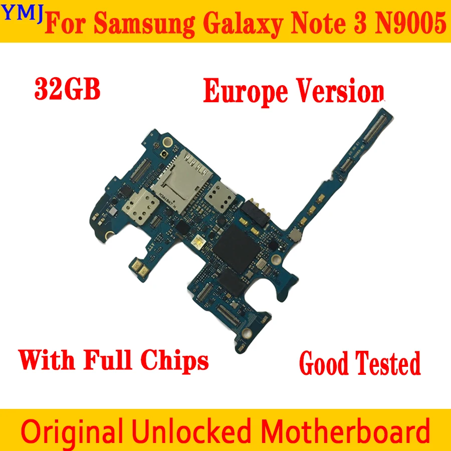 С системой Android для Samsung Galaxy Note 3 N9005 материнская плата 32 ГБ оригинальная