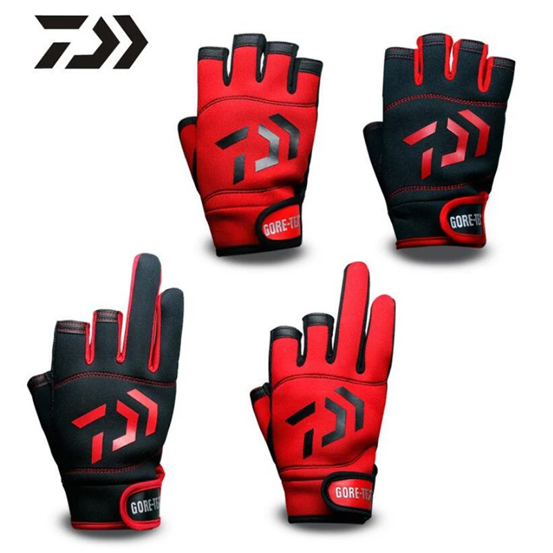 Рыболовные Перчатки DAIWA уличные Нескользящие защитные перчатки для рыбалки