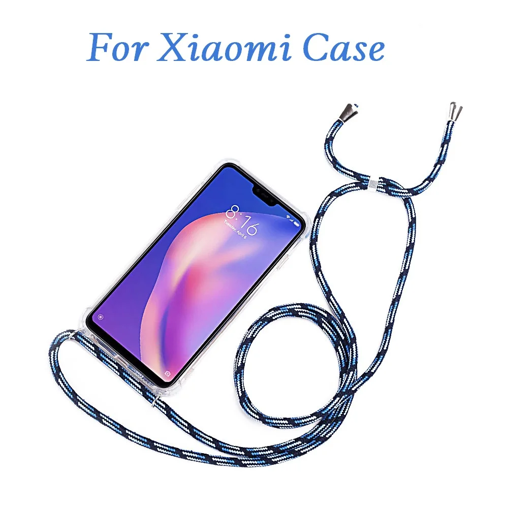 Ремень шнур цепи чехол для телефона Xiaomi Redmi Note 9S 9 8 Pro Max 8T принципиально ремешок MI 10