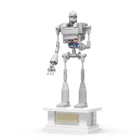 Железный робот MOC, робот, подходящий для фигурок города, гигантская модель, строительные блоки, кирпичи, детские игрушки, подарки для мальчиков, игрушки на день рождения