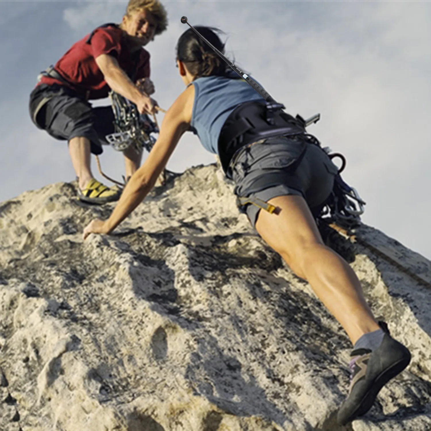 icreative 14 selfie stick photography bracket waist fixed mount back bar for insta 360 one x x2 sport camera phone accessories free global shipping