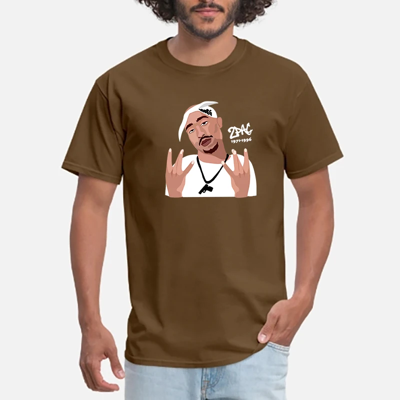 Мужская футболка в стиле хип хоп с забавным принтом летняя круглым вырезом из