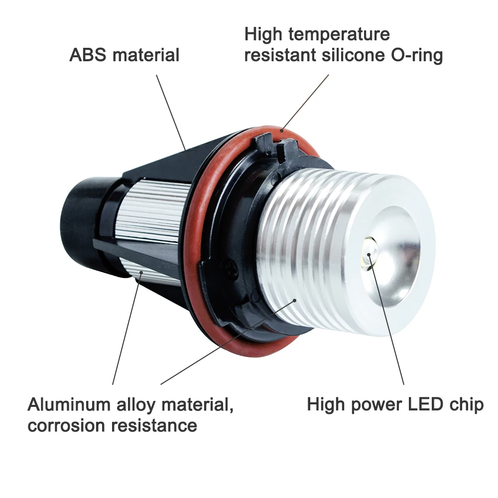 Hippcron светодиодные габаритные огни глаза ангела 1 набор (2 шт.) 12 В 5 Вт