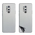 Металлическая матовая пленка для OnePlus 8 Pro 8T, полное покрытие, обмотка, задняя крышка для OnePlus 7T Pro 7Pro 7 6 6T, защитная наклейка, 2021