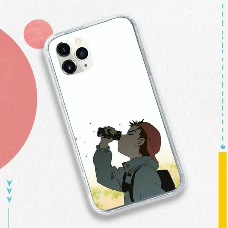 

FLCL Japan cartoon anime Phone Case for iPhone 11 12 mini pro XS MAX 8 7 6 6S Plus X 5S SE 2020 XR