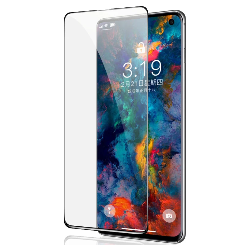 Закаленное стекло для Samsung Galaxy S10 Plus e 10e S10e A10 A20 A30 A40 A50 A70 A90 M10 M20 M30|Защитные стёкла и