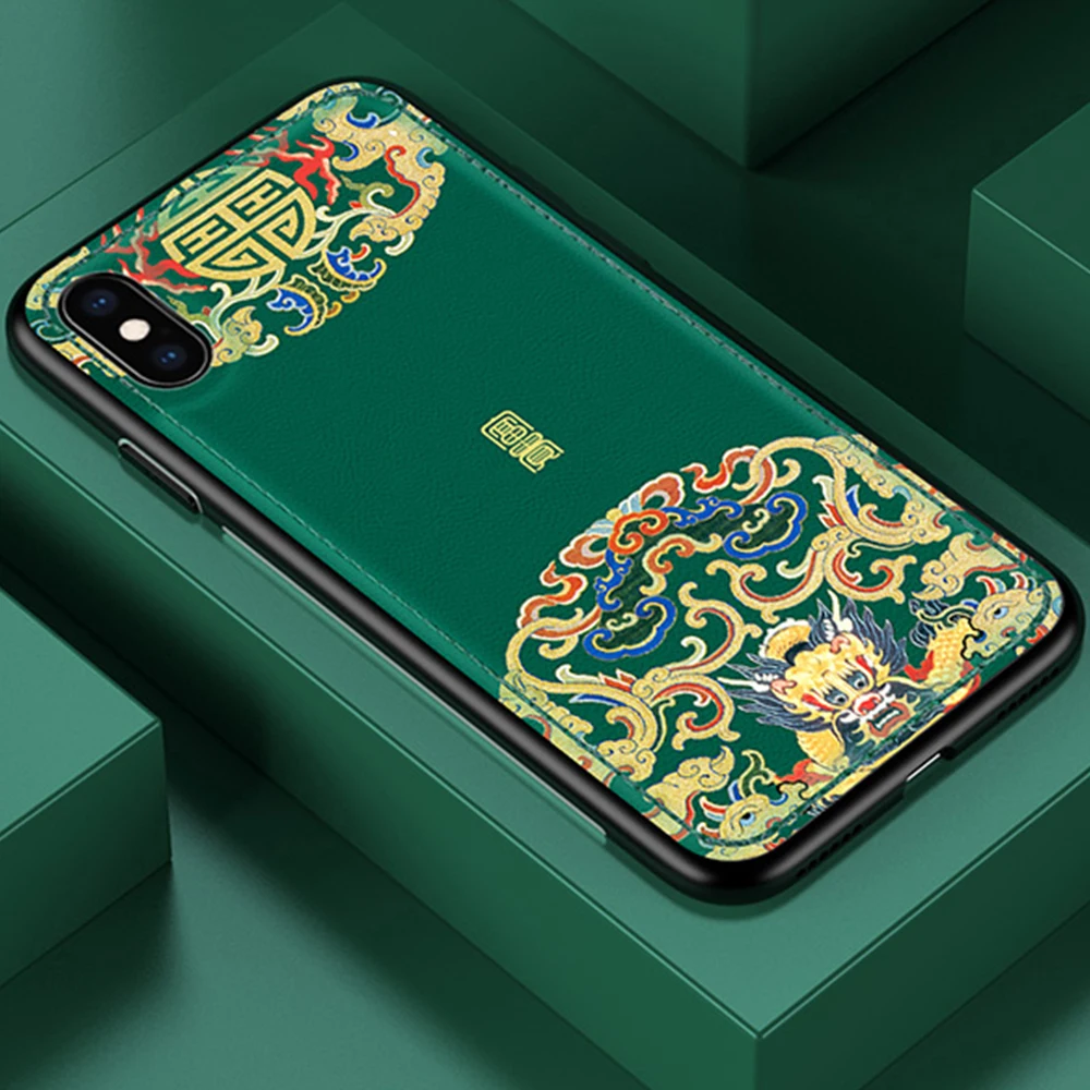 3D тисненый кожаный чехол для телефона iPhone 6 6S 7 8 Plus X XR XS Max мягкий матовый из ТПУ |