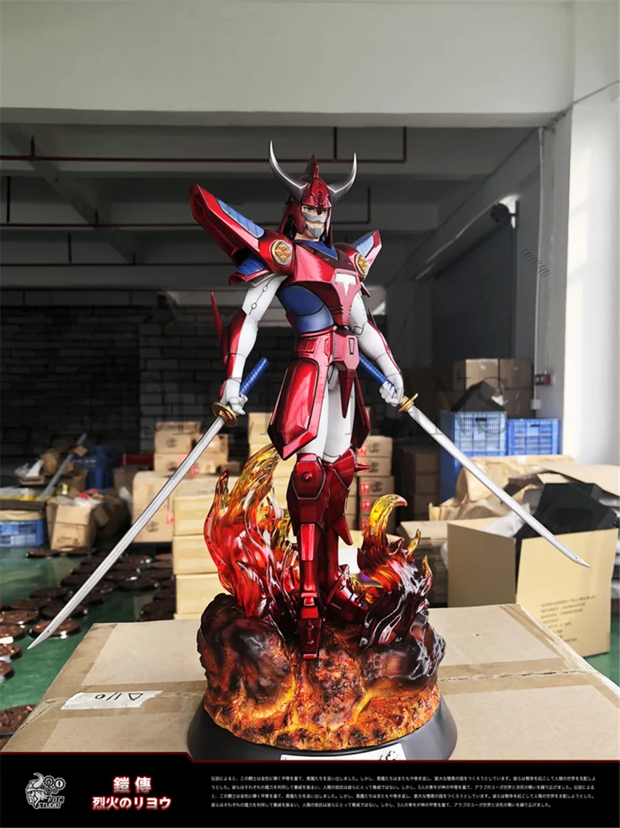 Модель вентиляторов FOC Ronin Warriors йоройден самурайский солдат Рё Санада gk статуя смолы фигурка игрушка для коллекции
