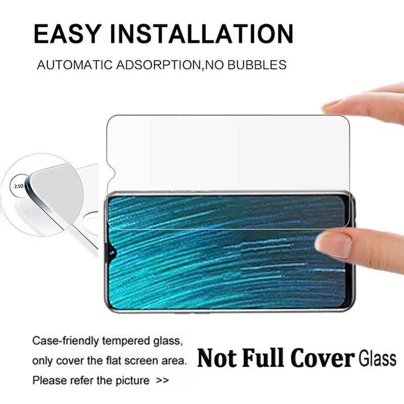 1/2 шт.! Защитное стекло закаленное для Realme 5 3i 3 2 Pro 1 9H HD Защита экрана C2 C1 | Мобильные