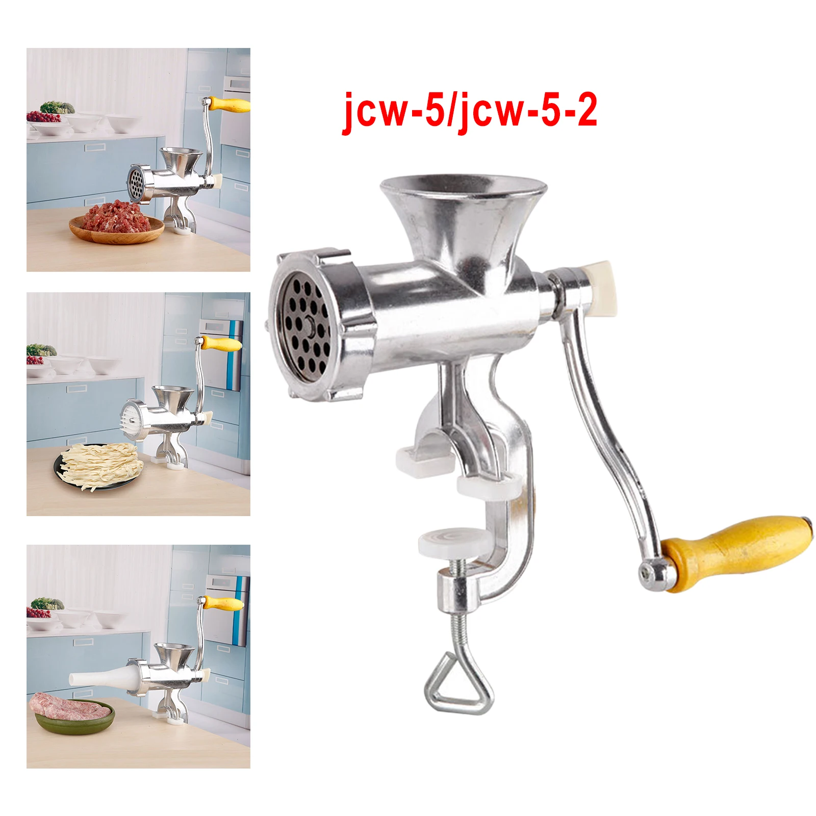 

Hand-Operated Meat Mincer Kitchen Beef Sausage Grinder Kitchen Home Tools