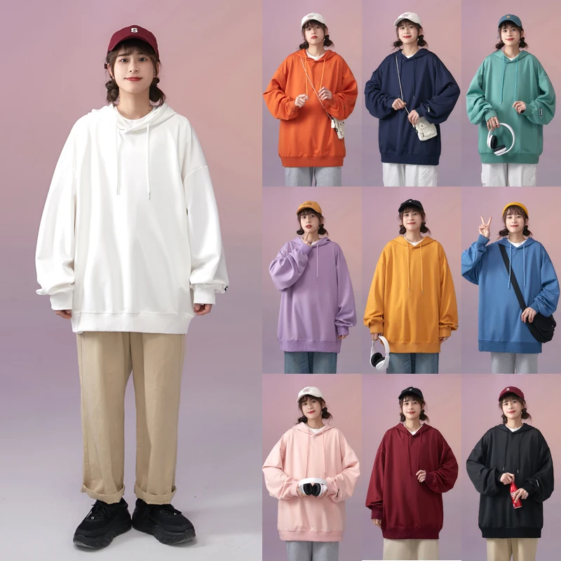 

Hooded Sweatshirt Men Hip Hop Hoodie For Men Classic Hoody Pullover Tops Ladies Pullovers Hooded Jacket Vintage Solid Color