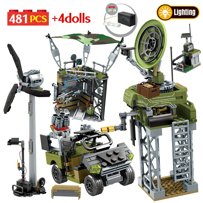 SEMBO WW2 SWAT боевая модель вертолета строительные блоки Военный танк техник грузовик