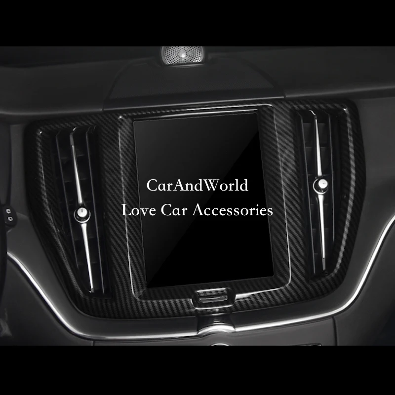 Для Volvo XC60 2018 внутренний центральный контроль дисплей навигационная коробка