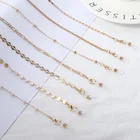 Цепочка для солнцезащитных очков, металлическая, с бисером