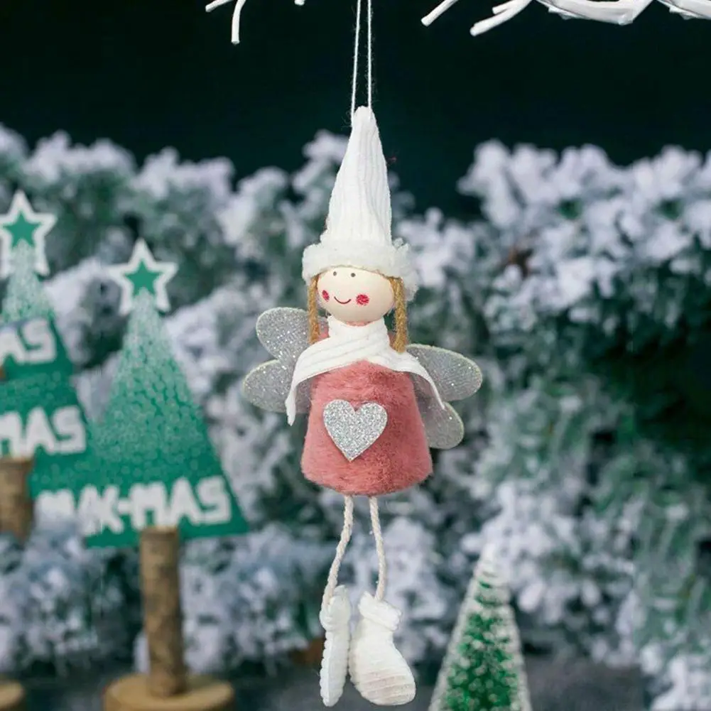 

Home Decoration Christmas Angel Doll Pendant Merry Christmas Decor For Home Christmas Tree Ornament Xmas Gifts P4Z0