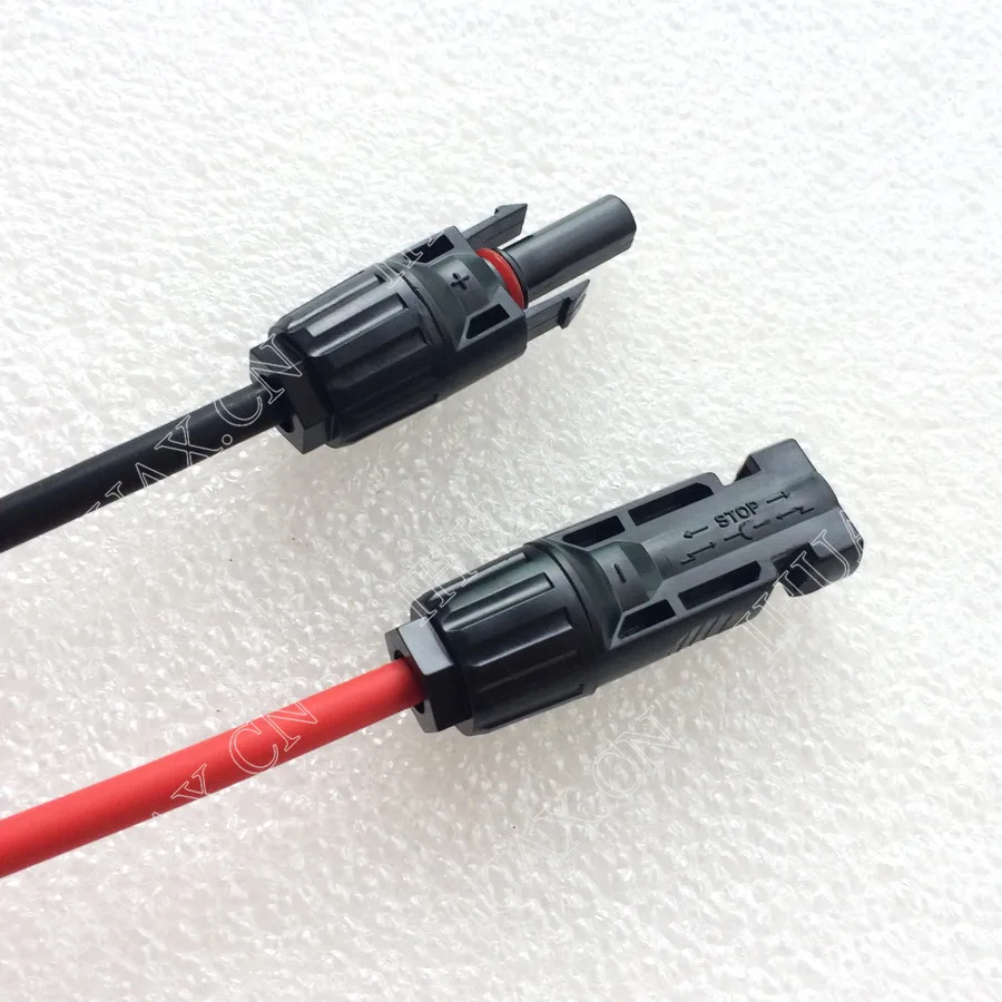 Фотоэлектрический кабель на солнечной батарее 6 мм2 с разъемом луженый медный