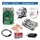 CAMEIDO R117 Raspberry Pi 4 Model B Kit 248 ГБ + 64 Гб32 Гб SD-карта + проводной геймпад + чехол + медный радиатор + видеокабель + вентилятор