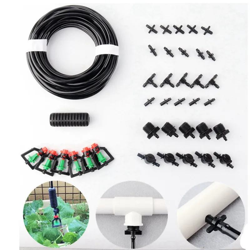 5 комплектов система полива Вращающаяся насадка|Наборы для полива| |