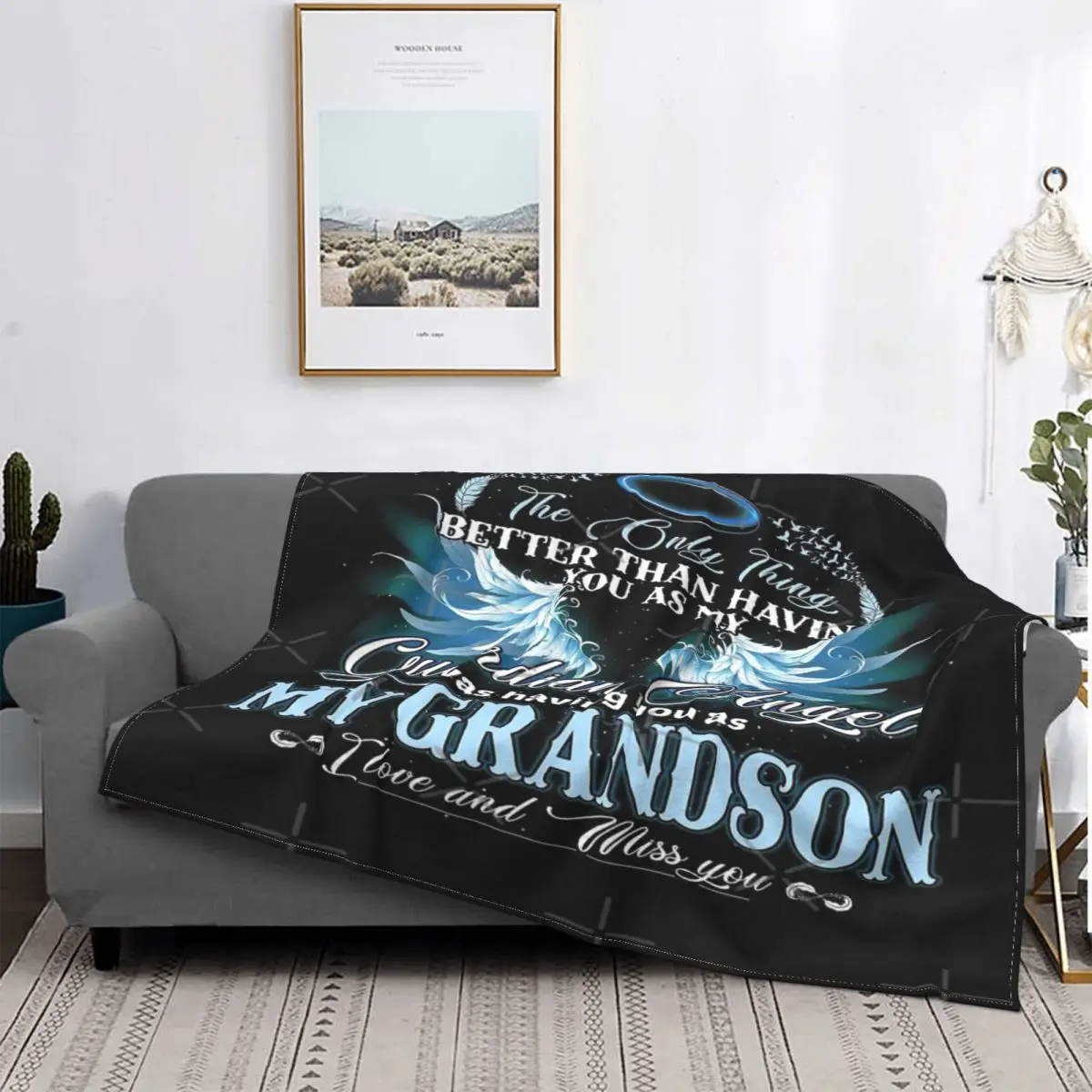 

Manta Kawaii a cuadros de My Guardian Angel, cubrecama a cuadros, manta para cama, 24 штуки