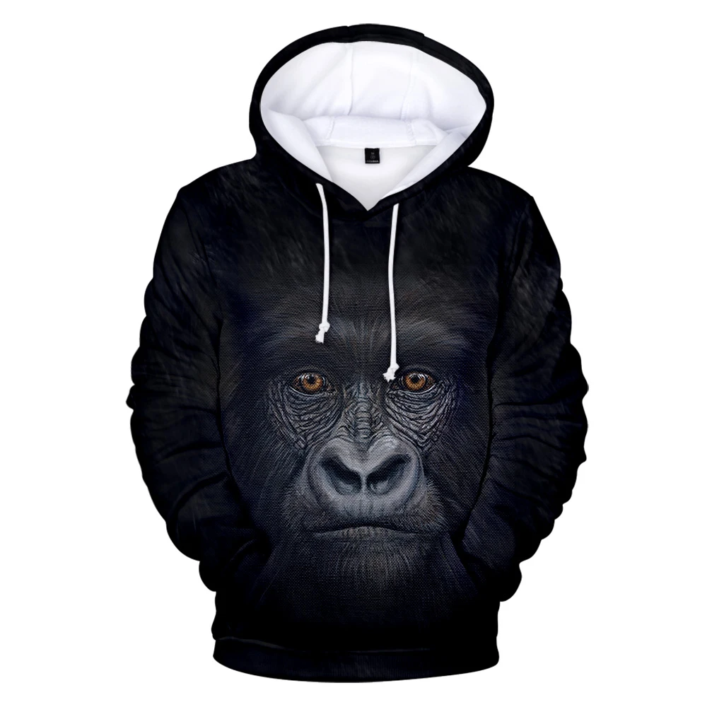 

Children Tops 3D Print Gorilla Hoodies Fashion Men Women Autumn Hip Hop Hoodie sweatshirts Plus Size Kids Clothing Kpop Pullover