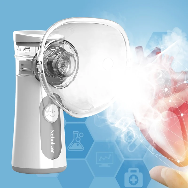 

Rechargeable Inhale Nebulizer Mini nebulizador equipment Portable Asthma inhaler Atomizer inhalator for Travel Children Adult