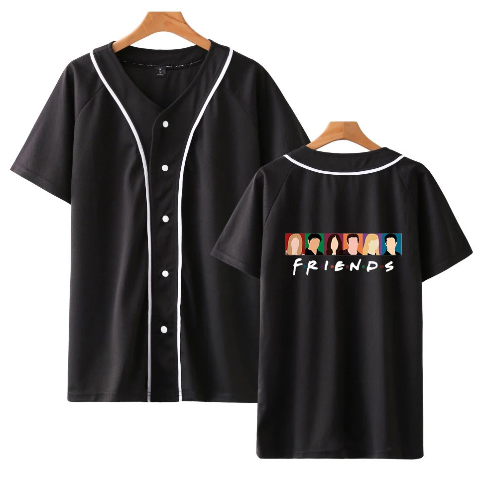 

Friends Ill Be There for You Baseball T Shirt Men/Women Short Sleeve T-shirt TV Play Casual Harajuku Tshirt Tops Tee Clothes