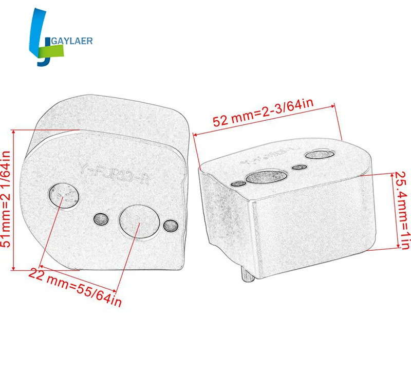 

For Yamaha FJR 1300 2006-2019 CNC Aluminum Handlebar Risers Height up Adapters Clamp