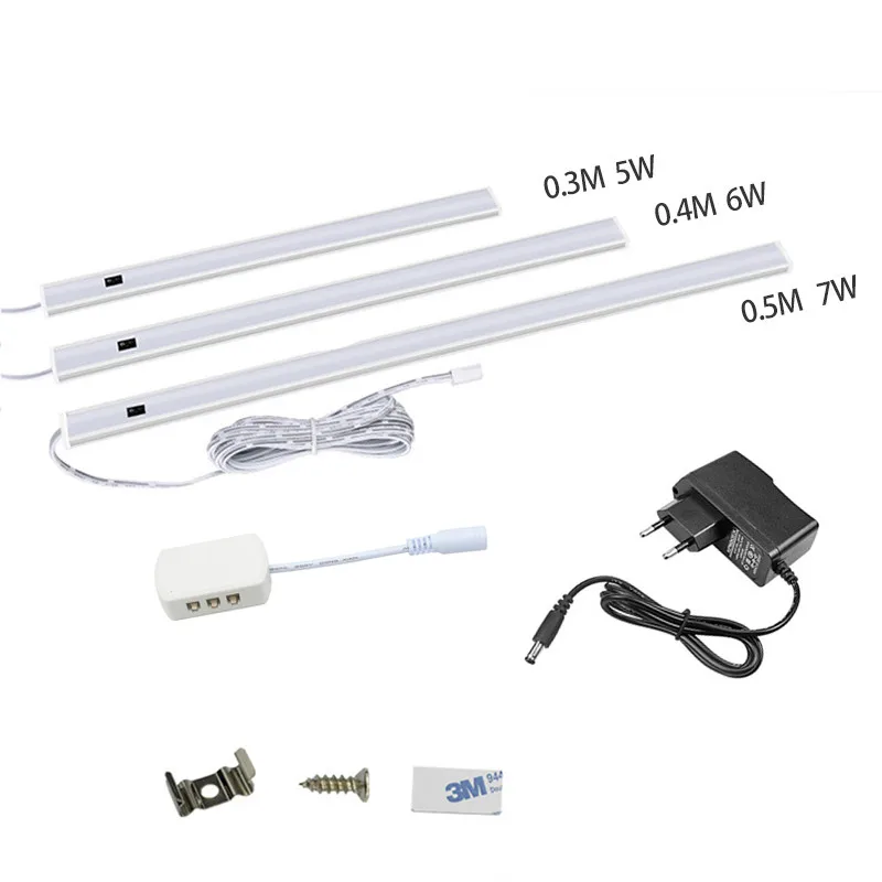 Светодиодный ручной выключатель с датчиком движения под шкафом кухонный