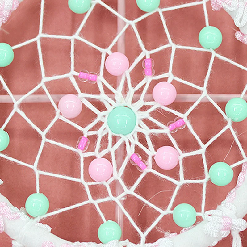 

JW-Pure Handmade Aboriginal Dream Net Catcher Real Beautiful Girl Dream Net Catcher Family Wall Decoration Wedding Crafts