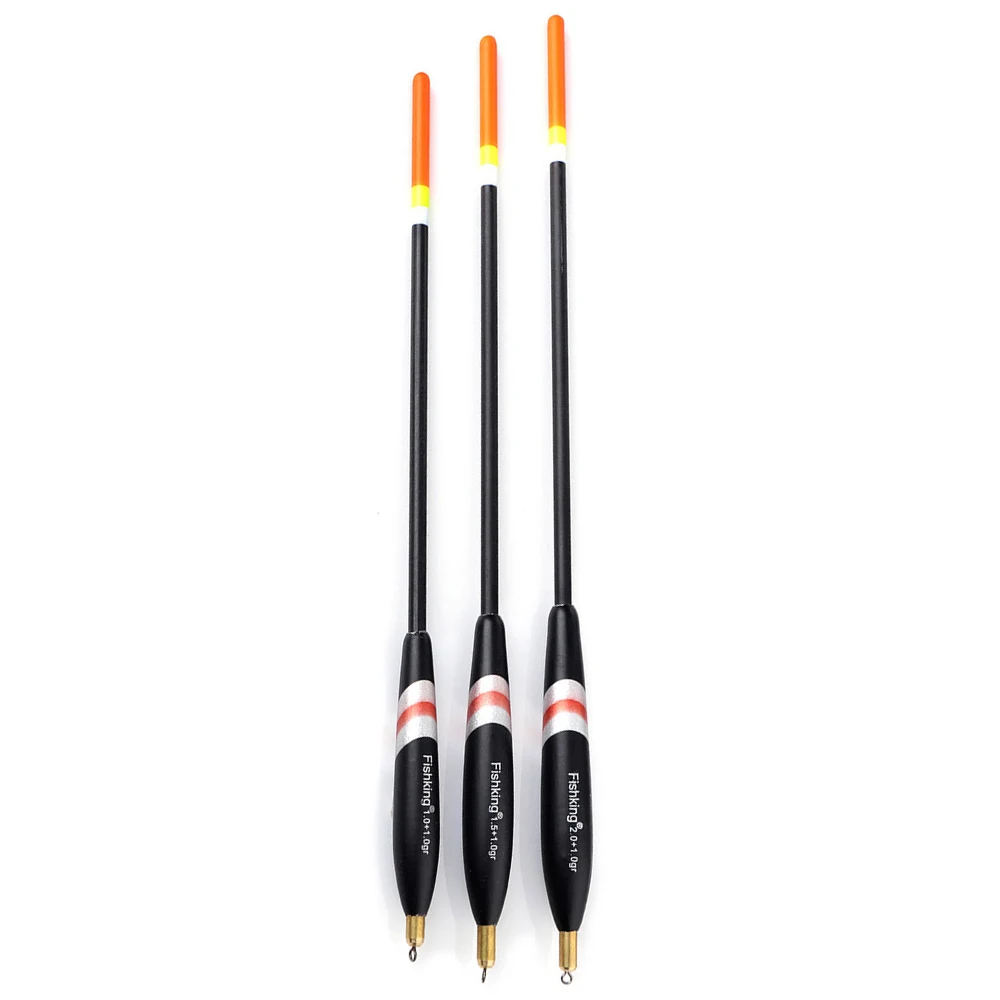 

3pcs/pack Barguzinsky Fir Float 1.0+1.0g/1.5+1.0g/2.0+1.0g Balsa Bobber Cork Fishing Float For Carp Fishing Tackle