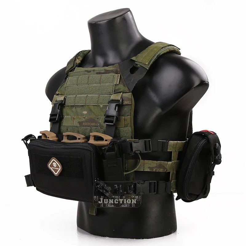 D3CR тактическая микро нагрудная установка Emerson Assault Регулируемая X накладка