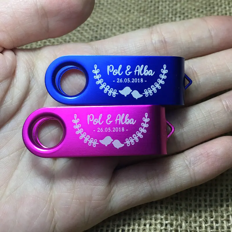 Logo10 шт Бесплатная вращающаяся деревянная Флешка персональный подарок Usb флешка