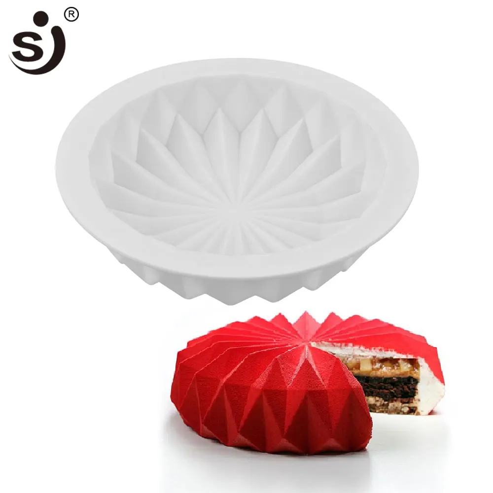 

SJ 3D Силиконовая формочка в виде цветов форма для торта мусс Шоколадный Инструменты для украшения торта для жаропрочные Инструменты для вып...