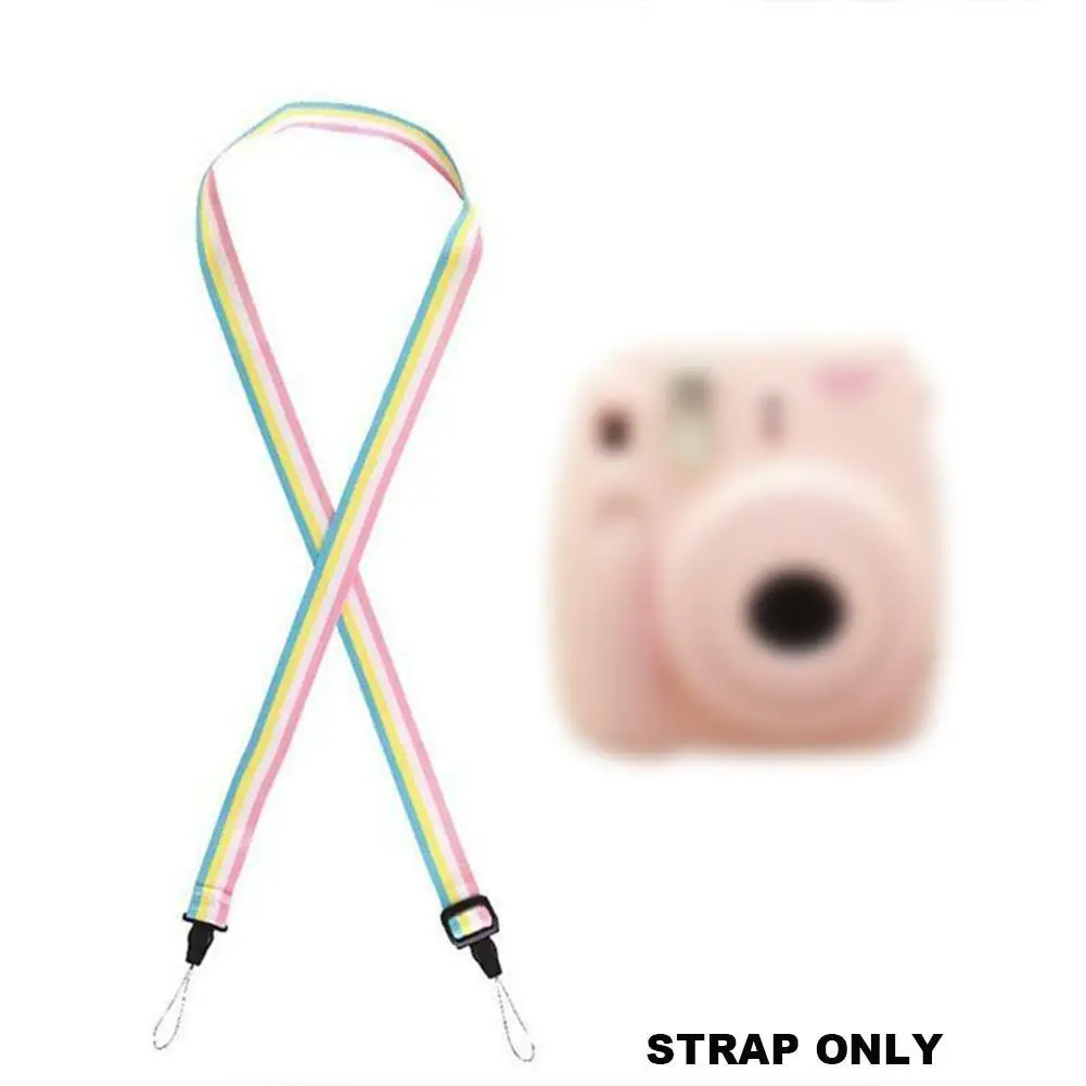 Радужный ремешок для фотопленки Polaroid Instant Instax Print 7S Fuji аксессуар Fujifilm 90 8 Mini 9 Ca W8J6 1