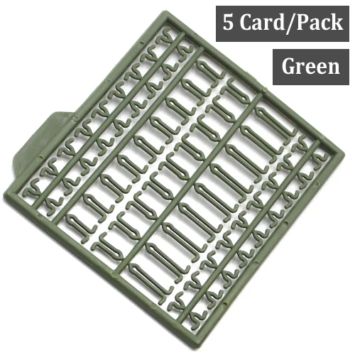 5 Cards-Green 5 карт микро Карп ограничители Для Приманки Pop Up Boilies вставные пробки Гантели Форма карп приманка держатель для карпа Chod Rig снасти Аксессуары - Цвет: 5 Cards-Green