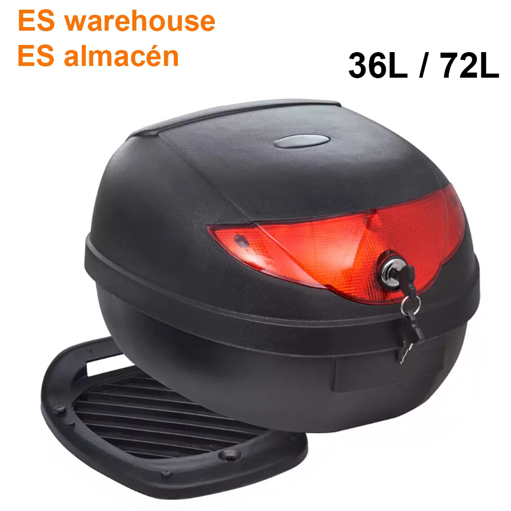 ES Warehouse 36L 72L мотоциклетный багажник водонепроницаемый мотор Топ чехол для одного