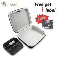 ecowell protective label maker case for brother pt d600 ptd600 printer eva protable handbag carry box 231 label tape