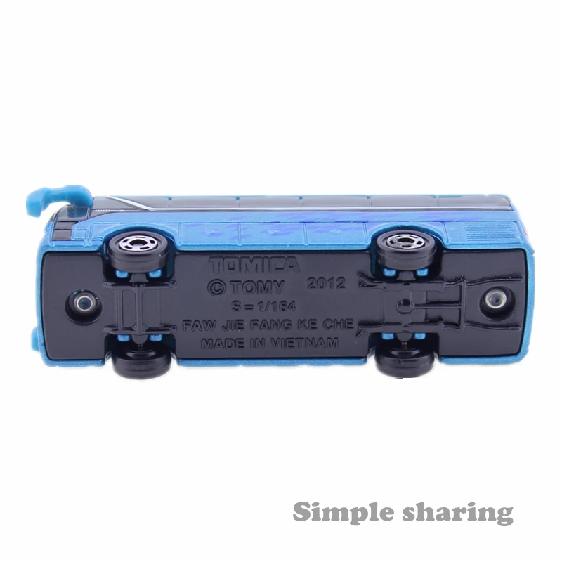 Томика № CN 14 FAW JIEFANG KE CHE BUS BLUE SPECIAL TAKARA TOMY 1/164 автомобильные двигатели Литые