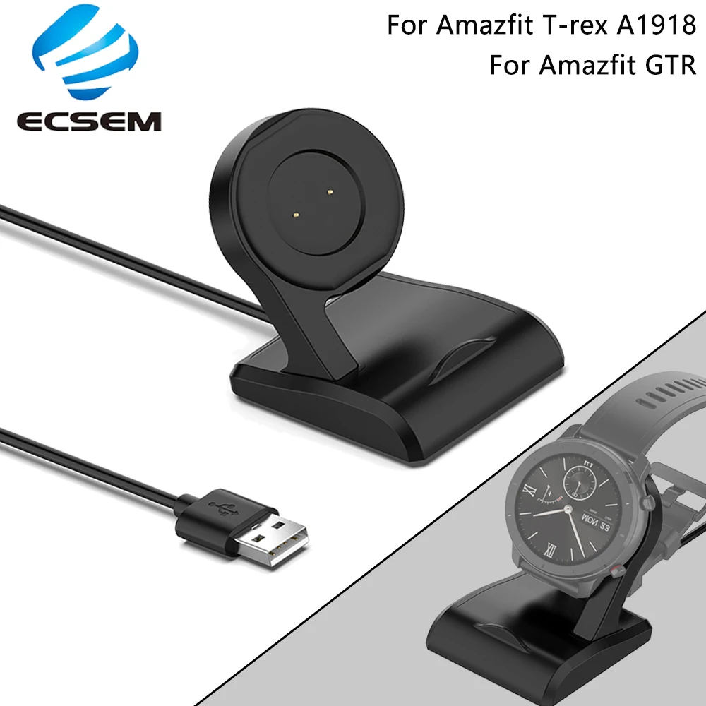 USB зарядная подставка для часов Amazfit T Rex A1918 аксессуары док станция GTR GTS адаптер