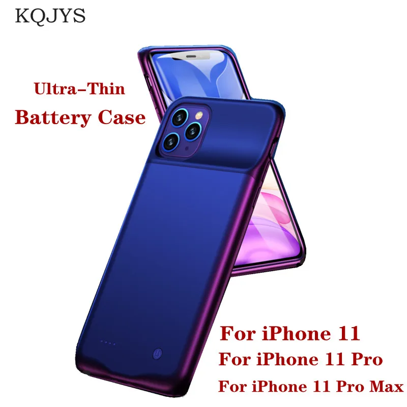 Беспроводной внешний аккумулятор KQJYS чехол для зарядки аккумулятора iPhone 11 Pro Max