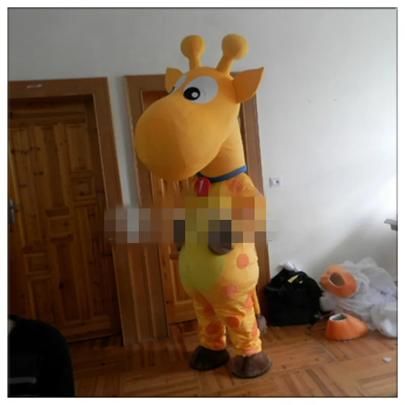 

Giraffe Mascot Costume Suits Cosplay Party Game Dress Outfits Clothing Advertising Promotion Carnival Halloween Adult Christmas