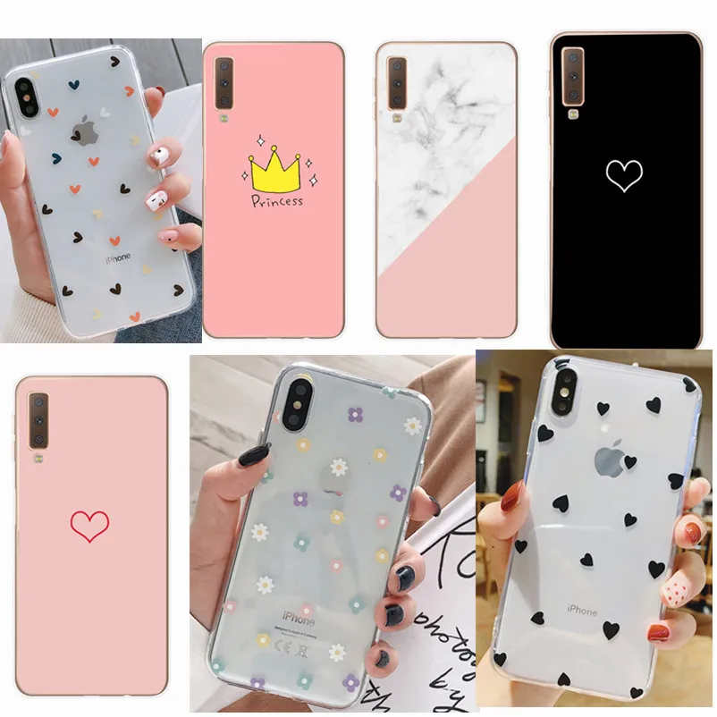 

For Samsung Galaxy A10 A10S Case Cover Soft Silicone TPU Case For Samsung A7 2018 S10Plus S10E A50 A30 Note 9 Phone Fundas Bag