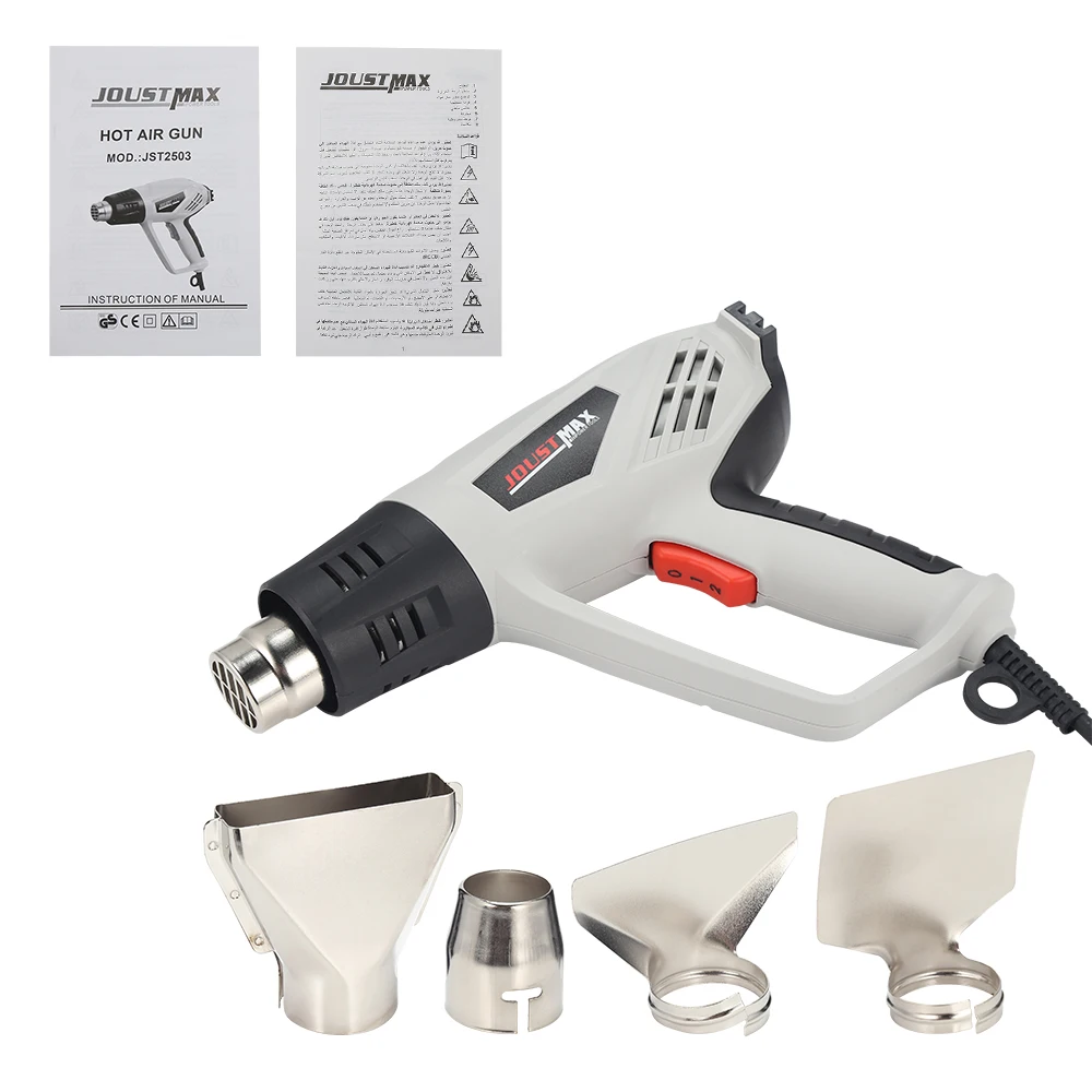 Hot Air Gun Electric Adjustable Temperature JST2503 2000W Handheld Heat Gun Shrinking Power Tools Two Speeds Temperature