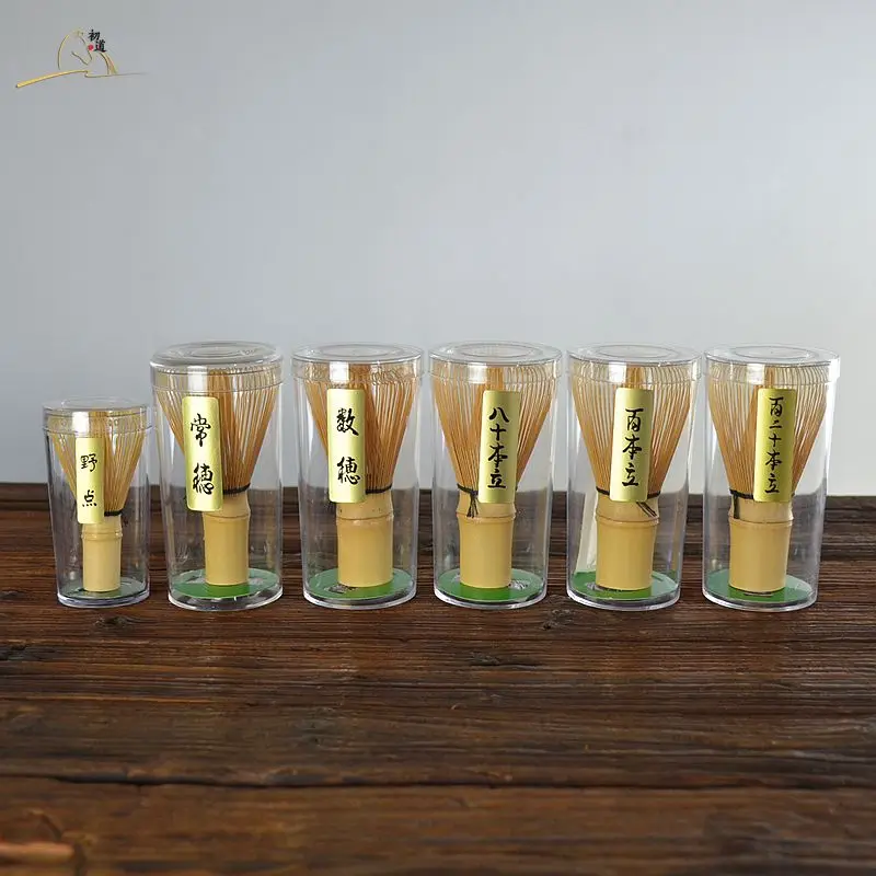 Белый бамбуковый венчик Chasen 80 градусный венчек для чая маття японский