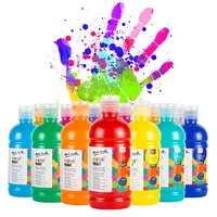 500mlbottle gouache paint safe and environmentally friendly washable children gouache diy finger painting art supplies
