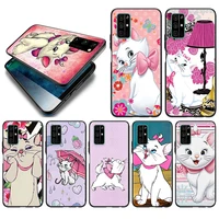 cute pink cat for honor play 3e 5 5g 5t 8s 8c 8x 8a 8 7s 7a 7c max prime pro 2019 2020 silicone black phone case