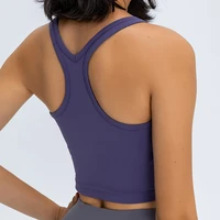 breathable sports bras women push up solid yoga tops bra solid color and sexy sports wear outdoor exercise clothes removable pad